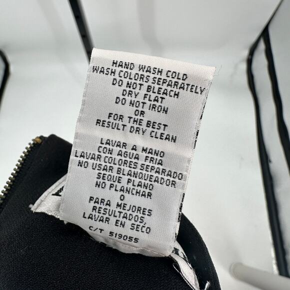 Danny & Nicole Dress Womens 16 Berry Black Colorblock Sheath Zipper Back Career - Picture 8 of 8